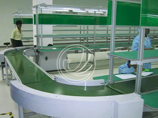 雙90°皮帶生產線